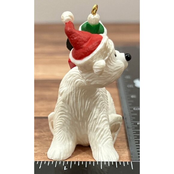 1995 HALLMARK KEEPSAKE ORNAMENT QX6117 POLAR COASTER BEAR PENGUIN ON SLED - Picture 6 of 10